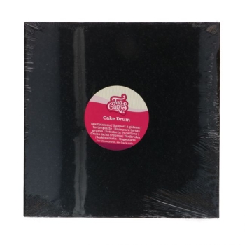 Cake Board Square 305mm (12") / Thickness 12mm - Black